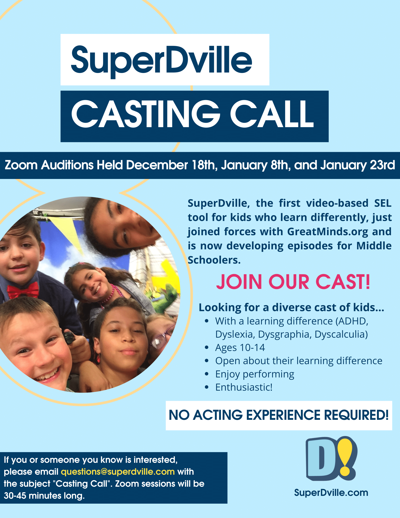 👉😊SuperDville Casting Call😊👈, Brooklyn Letters