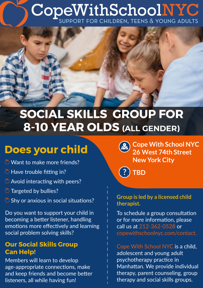 👉New Groups at Cope With School NYC👈, Brooklyn Letters
