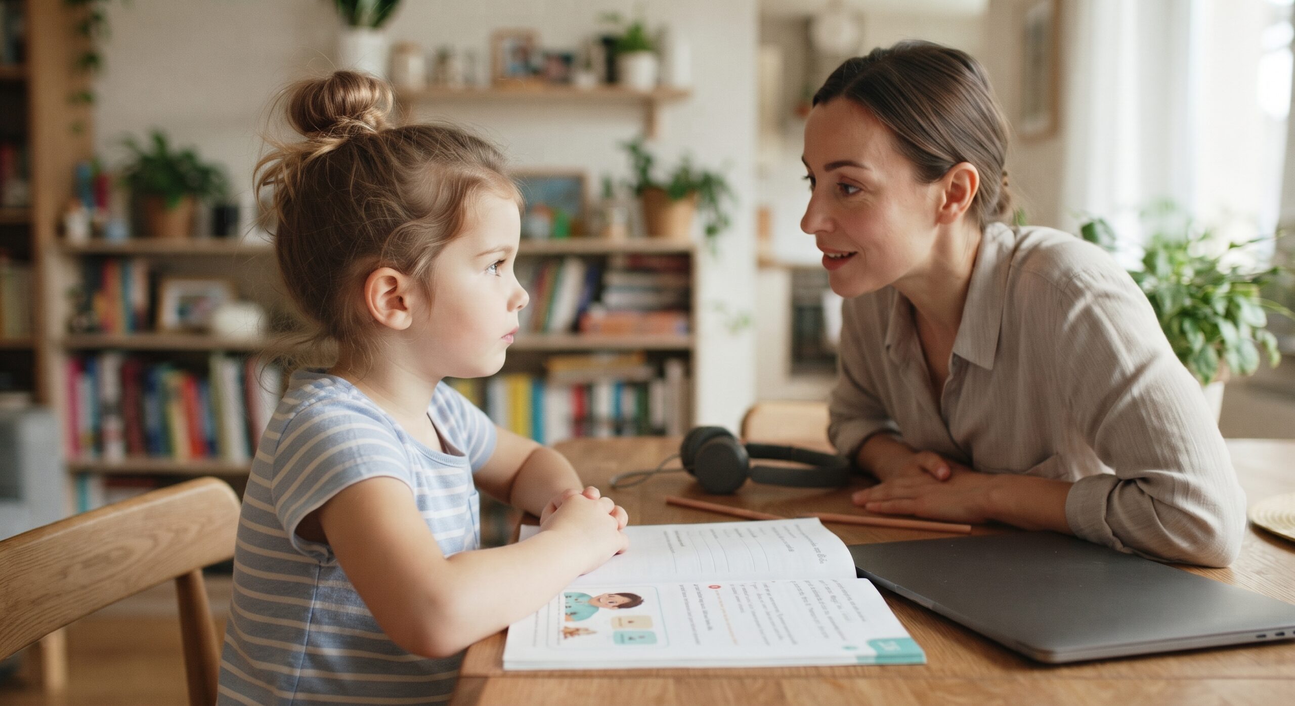 Talks at Home, Quiet at School